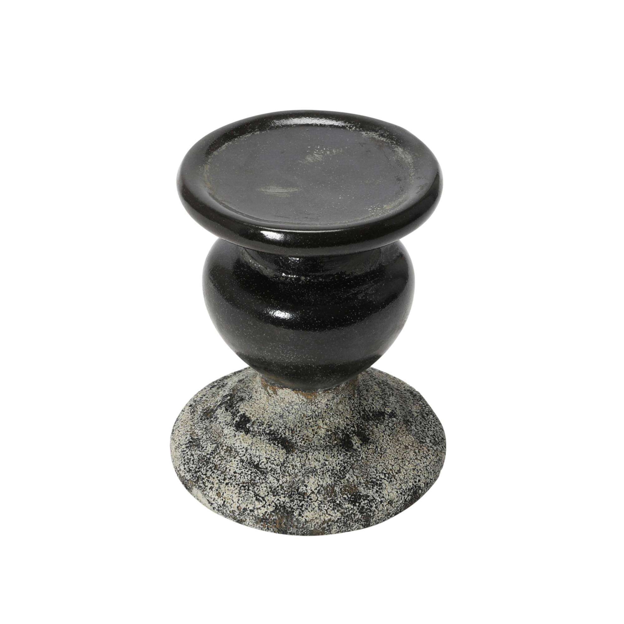 Hello Honey® 5" 2-Tone Sculptural Terra Cotta Candle Holder